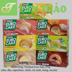 Bánh trứng Thailand Euro hộp 204g