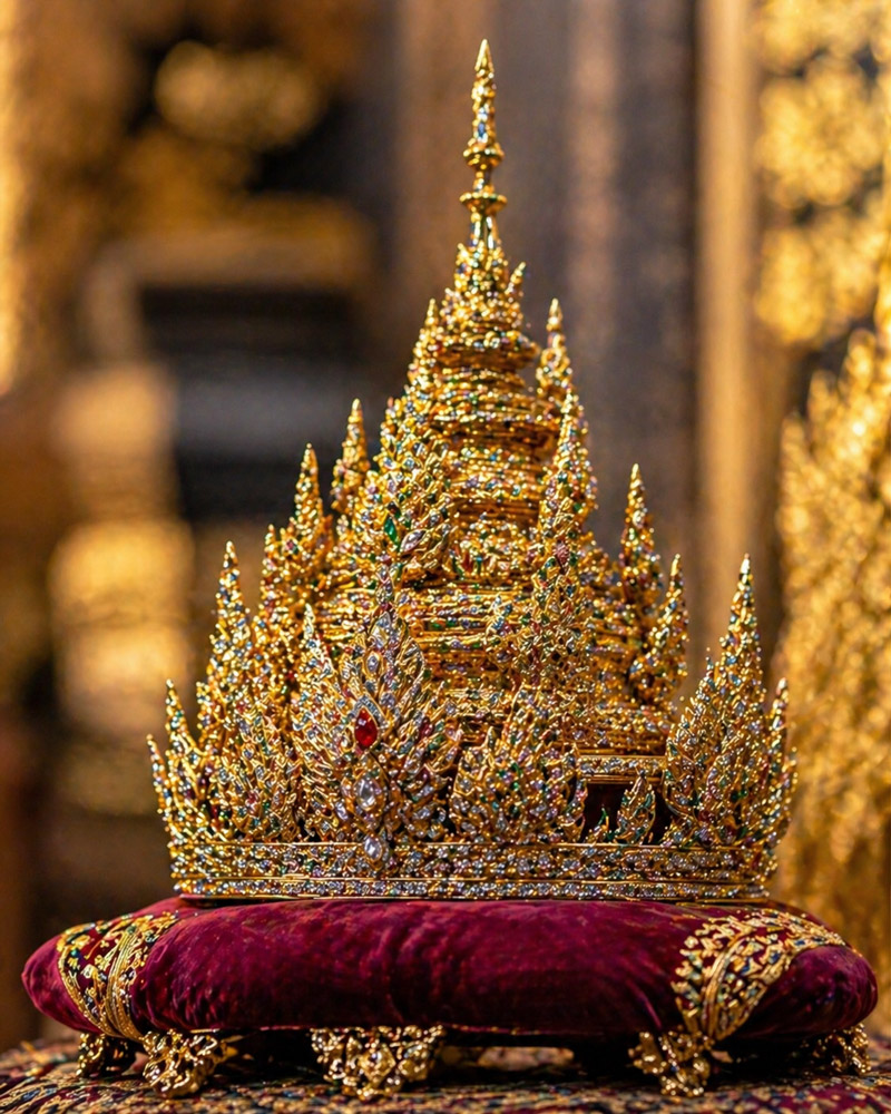 Ánh rực rỡ từ di sản: Chada – nơi những đường nét sắc sảo gặp gỡ sự lấp lánh của đá quý. Một biểu tượng rực rỡ của văn hóa truyền thống, tôn vinh vẻ đẹp uy nghiêm và đầy mê hoặc.