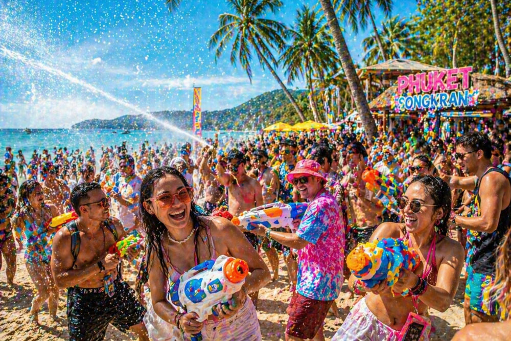 Phuket Songkran – Quẩy hết mình giữa biển xanh nắng vàng