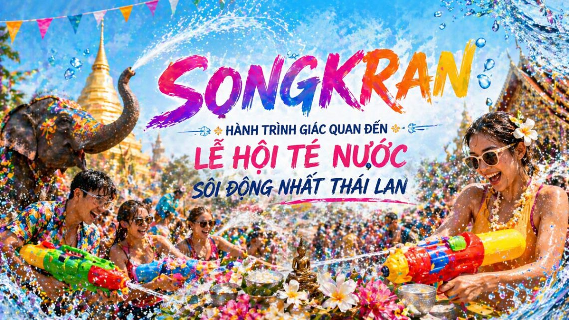 Songkran: Hành Trình Giác Quan Đến Lễ Hội Té Nước Sôi Động Nhất Thái Lan